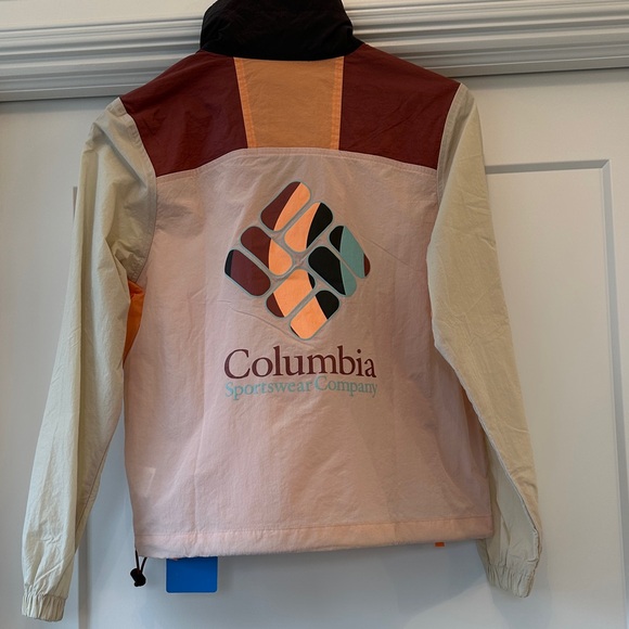 Women’s Columbia Riptide Retro Aronak Raincoat Windbreaker Jacket size XS - Picture 8 of 11